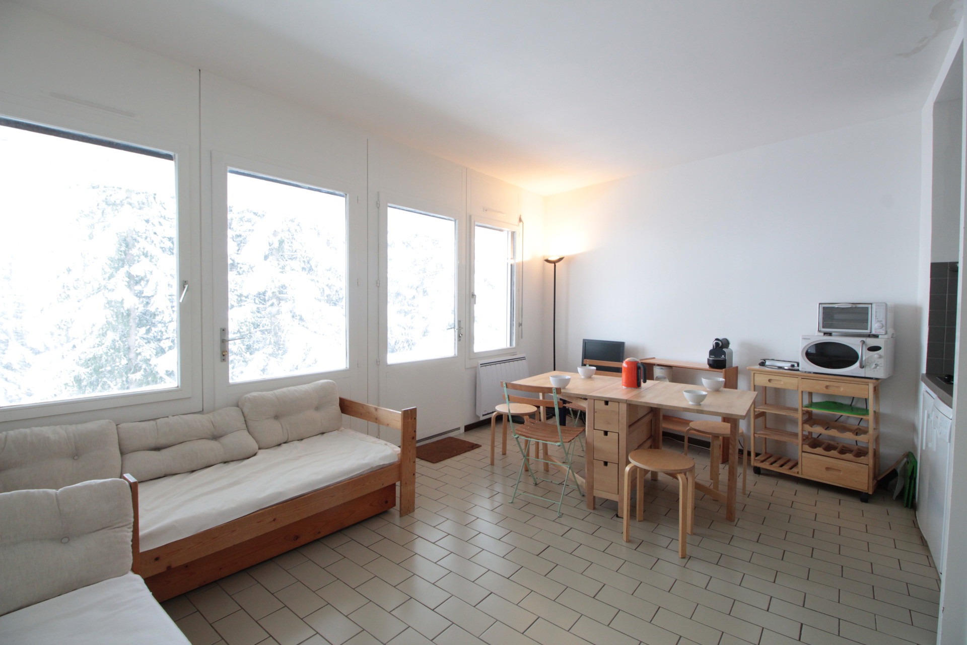 Studio 4 people - Apartements GRANDS VANS - Flaine Forêt 1700